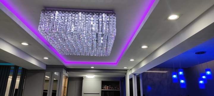 Exemplo de parede em drywall instalada